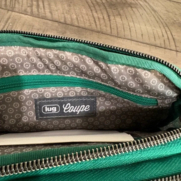 Sale! Lug Coupe Convertible Crossbody Bag Fair Isle Green NWT - Picture 6 of 6